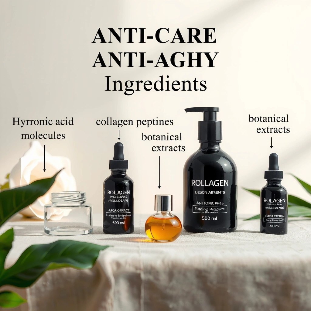 Premium anti-aging skincare ingredients